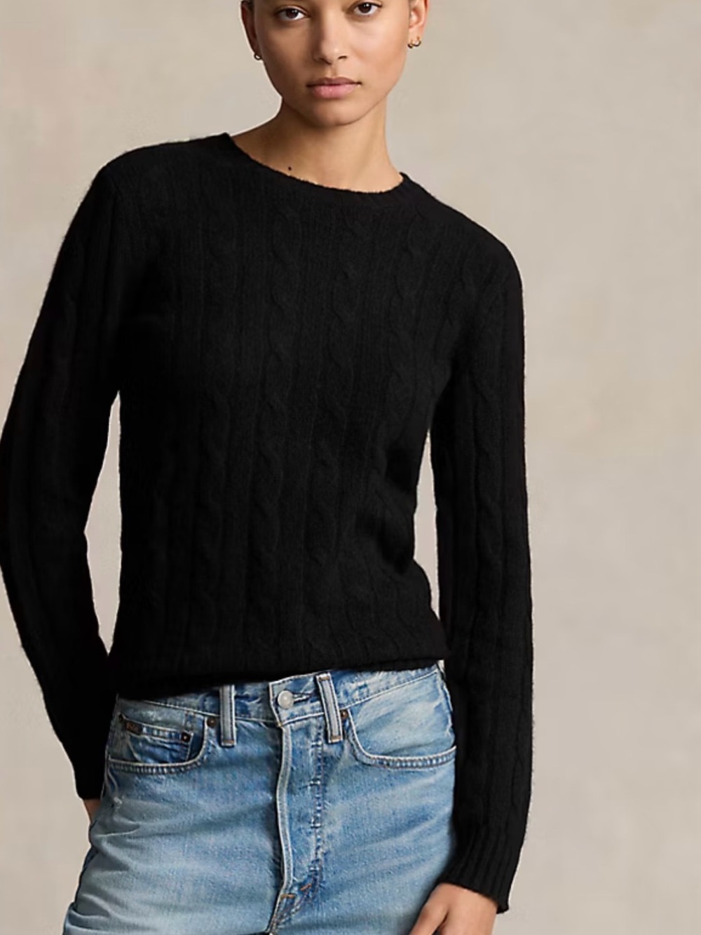 Polo Ralph Lauren Cable-Knit Cashmere Sweater